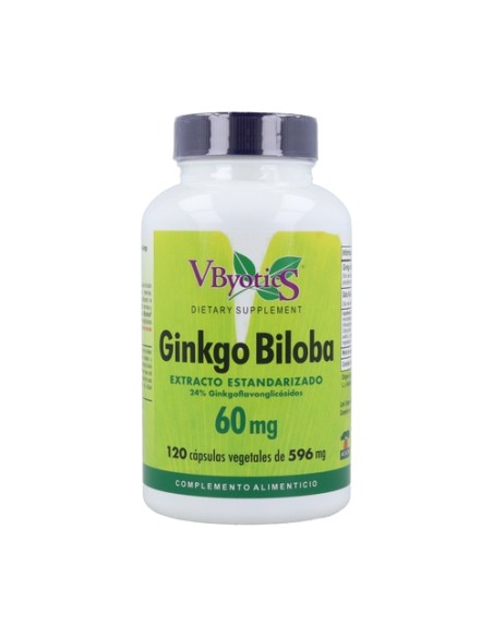 Ginkgo Biloba 120 cápsulas Vbyotics