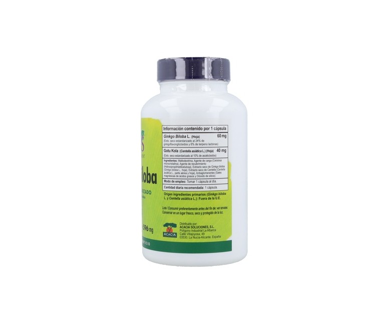 Ginkgo Biloba 120 cápsulas Vbyotics