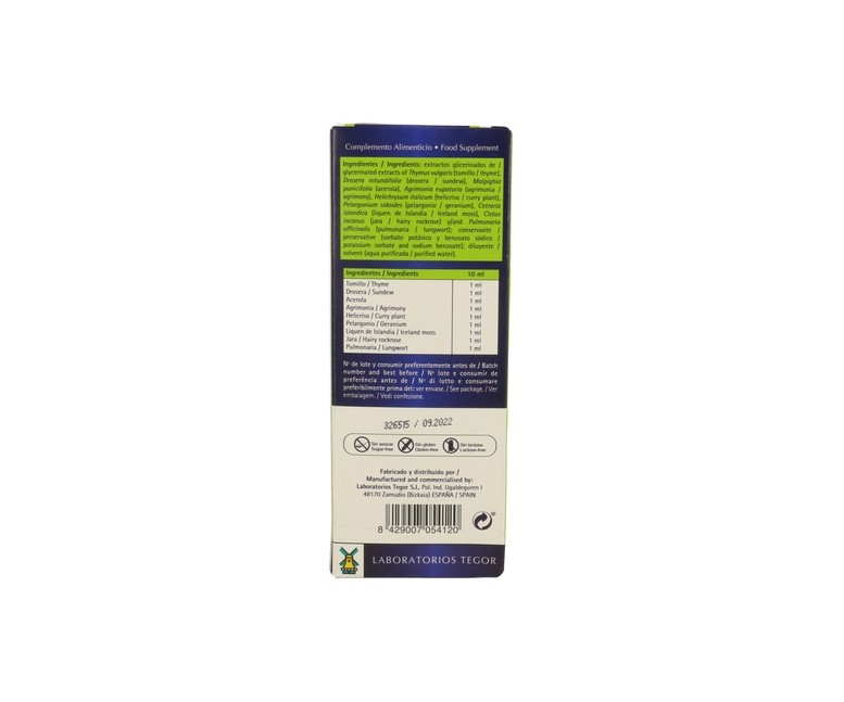 Tos Aliv Jarabe 200 ml Tegor