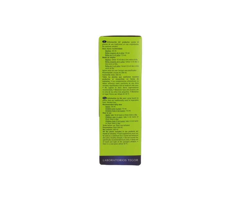 Tos Aliv Jarabe 200 ml Tegor