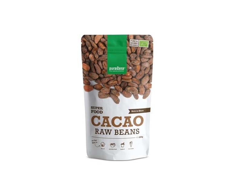 Cacao en grano 200 g (Cacao) Purasana