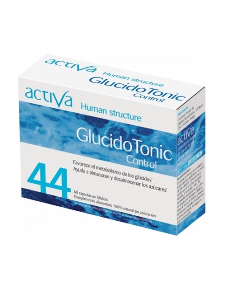 Glucidotonic control 60 cápsulas vegetales Activa