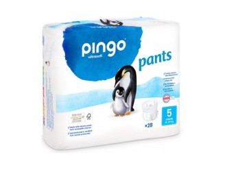 Pañales-braguitas ecológicos pingo talla 5