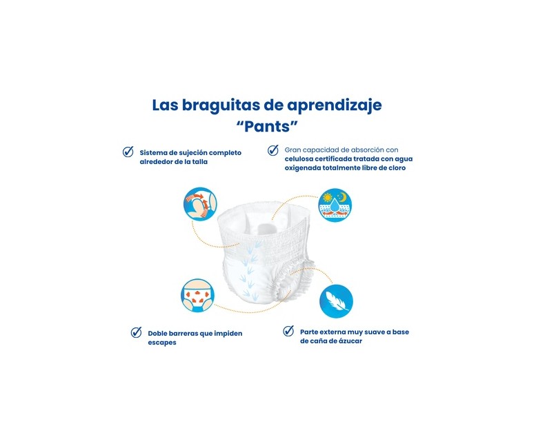 Pañales-braguitas ecológicos pingo talla 5 28 unidades PINGO