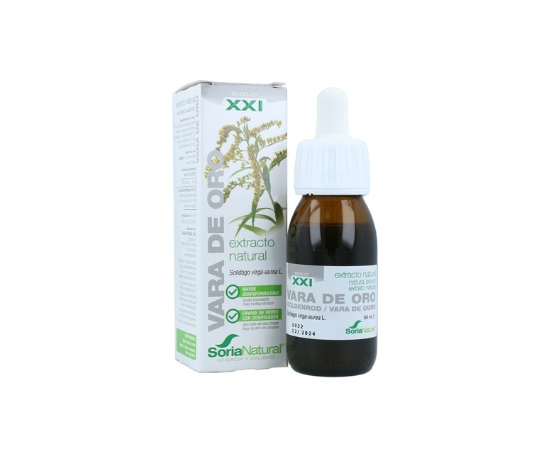 Extracto Natural Vara de Oro (Fórmula XXI) 50 ml Soria Natural