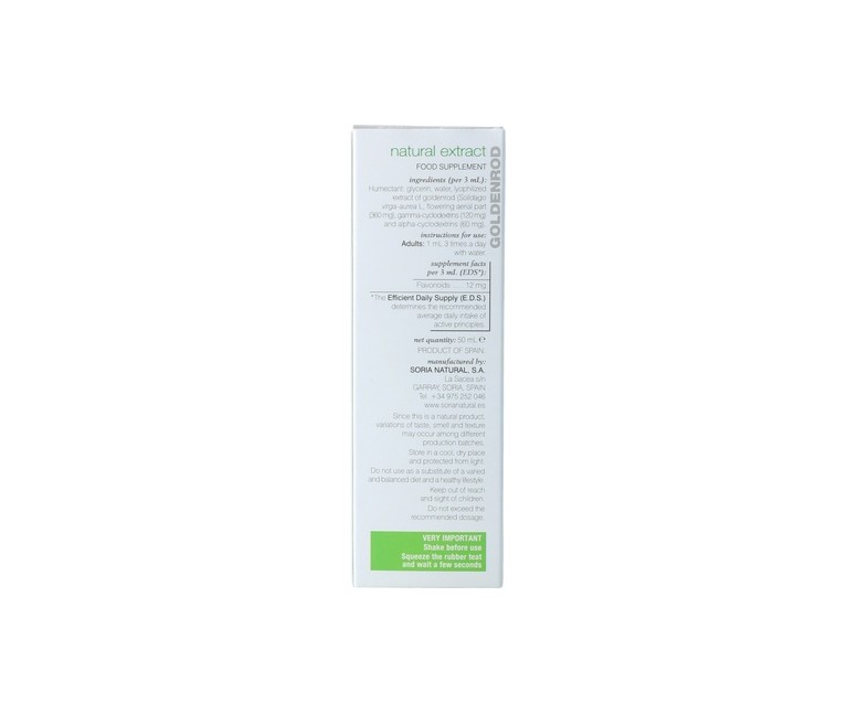 Extracto Natural Vara de Oro (Fórmula XXI) 50 ml Soria Natural
