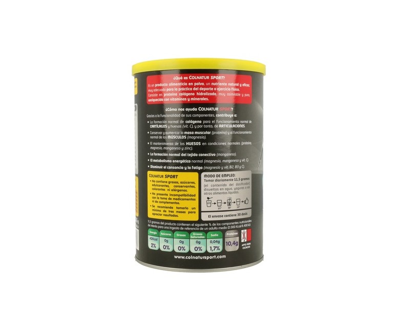 Colnatur sport sabor limón 330 g (Limón) Colnatur