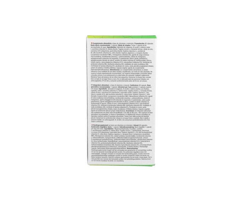 Multivitamínico complex 29activos 60 cápsulas vegetales Nutralie
