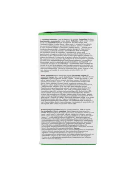 Multivitamínico complex 29activos 60 cápsulas vegetales Nutralie