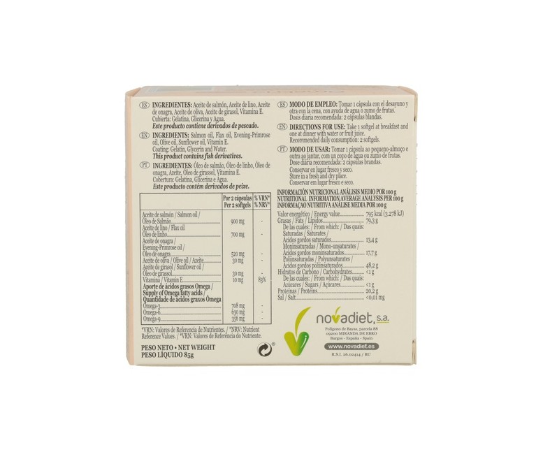 Ometrix 3 6 9 60 cápsulas Nova Diet