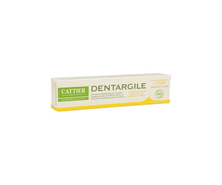 Dentífrico dentargile limón 75 ml (Limón) Cattier