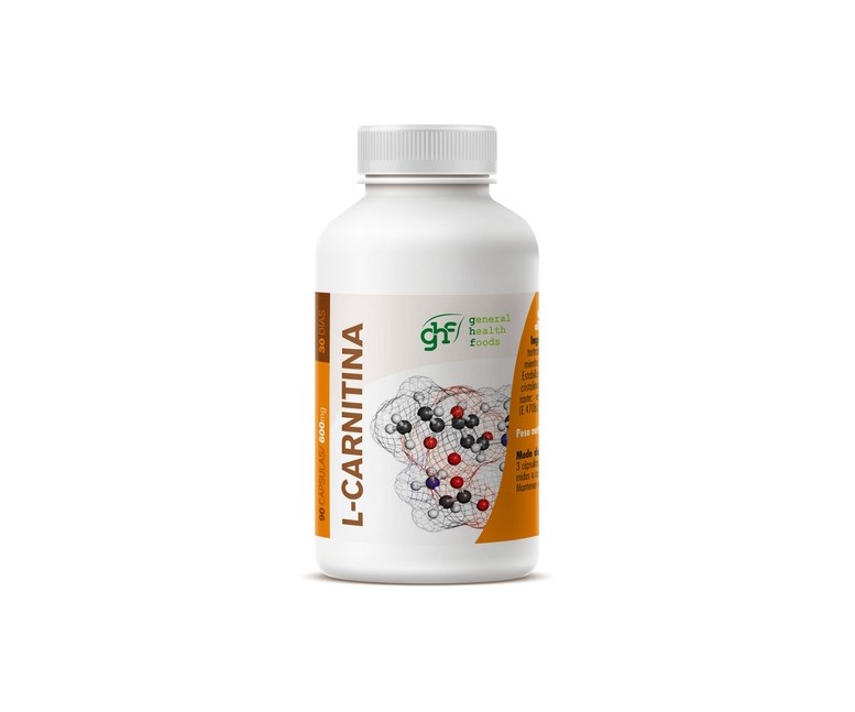 L-carnitina 90 cápsulas de 600mg GHF