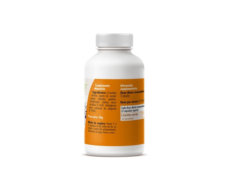 L-carnitina 90 cápsulas de 600mg GHF
