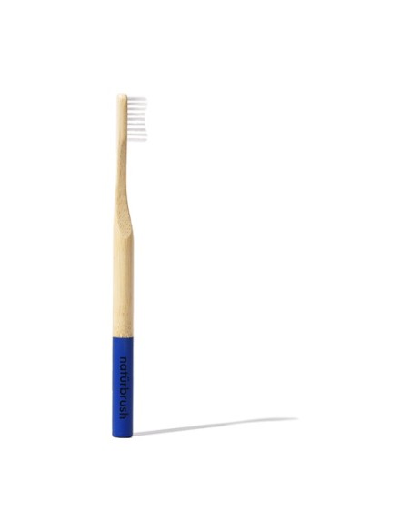 Cepillo de Dientes de Bambú para Adultos 1 unidad (Azul) Naturbrush