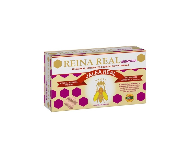 Jalea Reina Real Memoria 20 ampollas Robis