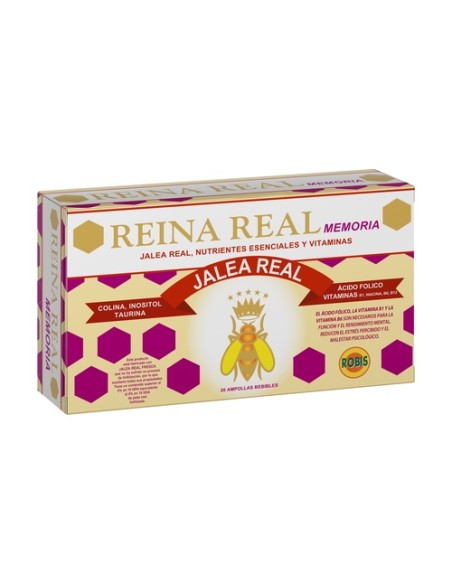 Jalea Reina Real Memoria 20 ampollas Robis