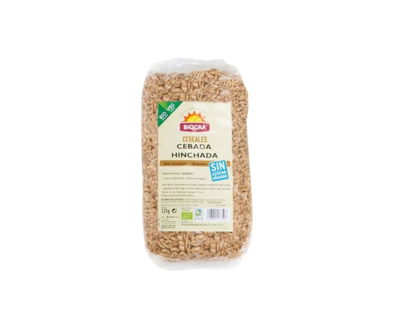Cebada Hinchada sin Azúcar y sin Miel Bio 125 g Biográ