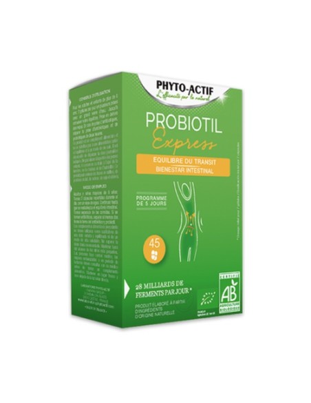 Pyto-actif Probiotil Express Bio 45 perlas Phyto actif