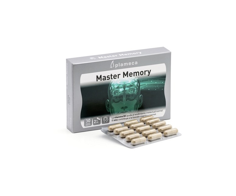 Master Memory 30 cápsulas vegetales Plameca