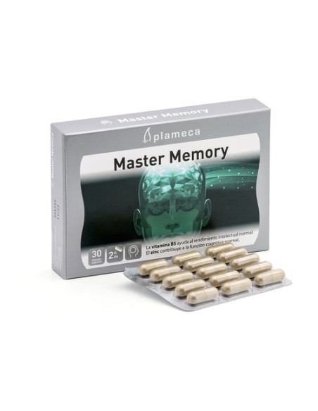 Master Memory 30 cápsulas vegetales Plameca