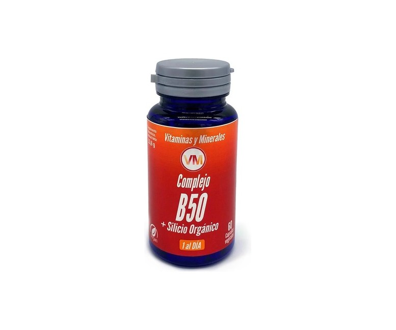 Complejo B50 + Silicio Orgánico 60 cápsulas Ynsadiet