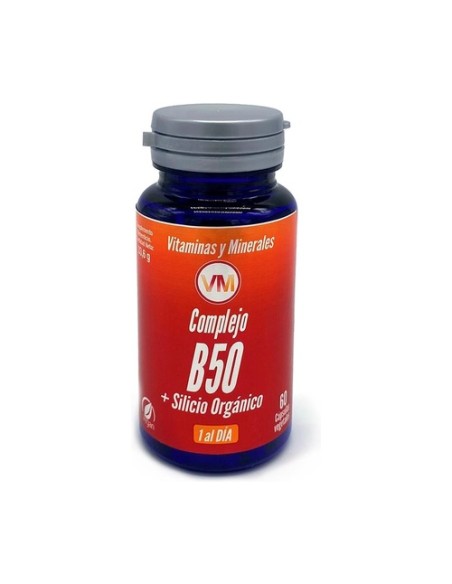 Complejo B50 + Silicio Orgánico 60 cápsulas Ynsadiet