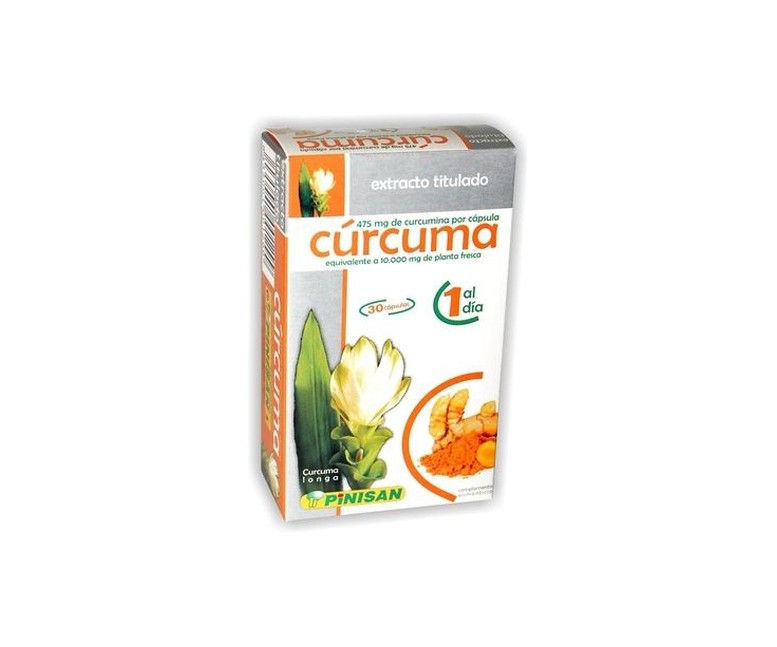 Cúrcuma Extracto Titulado 30 cápsulas Pinisan