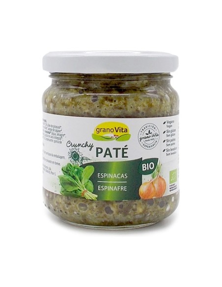 Paté espinacas bio 175 g Granovita
