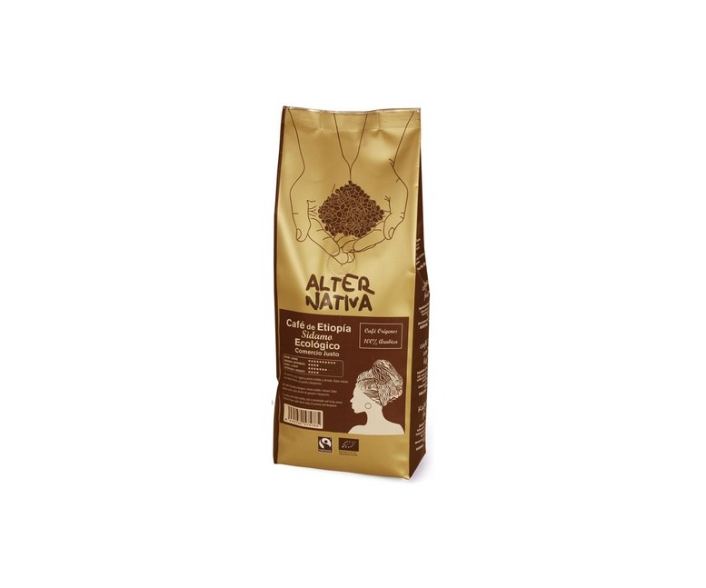 Café de Etiopía sidamo grano ecológico 500 g Alternativa3