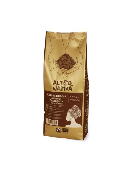 Café de Etiopía sidamo grano ecológico 500 g Alternativa3