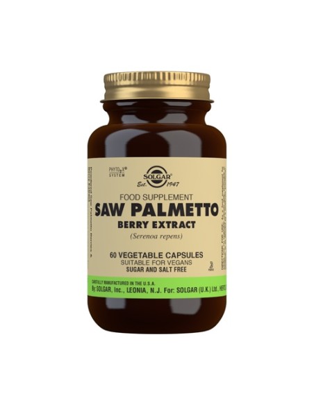 Baya de Sabal (Saw Palmetto) 60 cápsulas vegetales Solgar