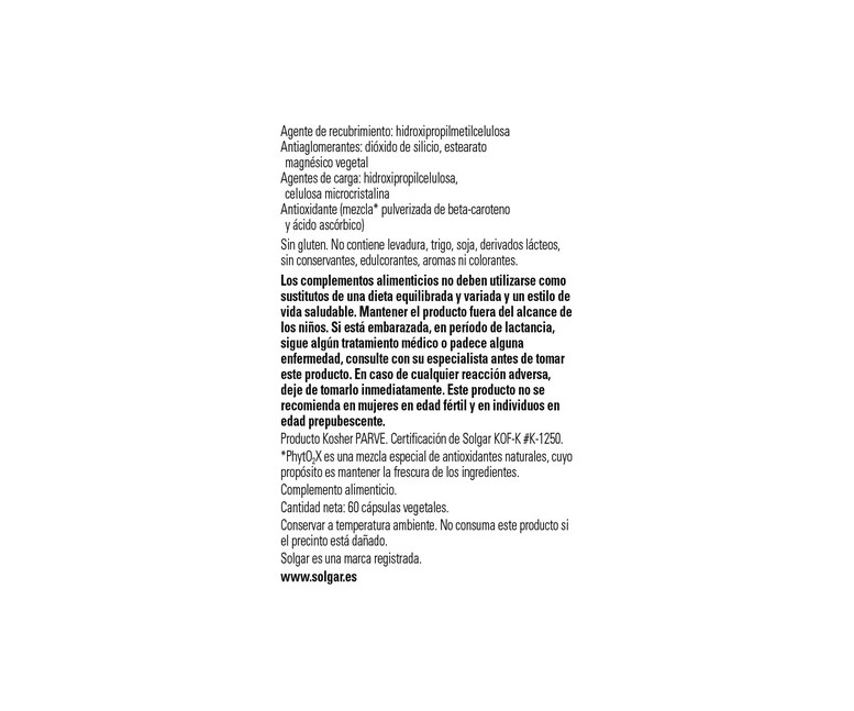 Baya de Sabal (Saw Palmetto) 60 cápsulas vegetales Solgar