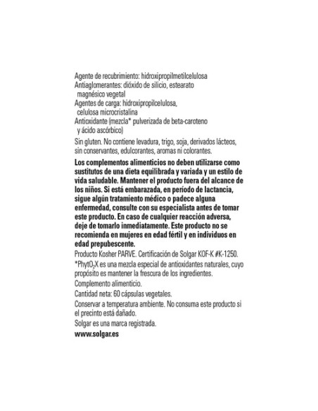 Baya de Sabal (Saw Palmetto) 60 cápsulas vegetales Solgar