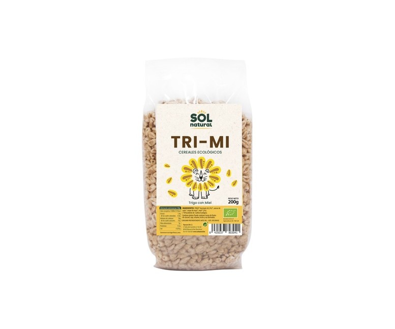 Cereales de trigo y miel Bio 200 g Sol Natural