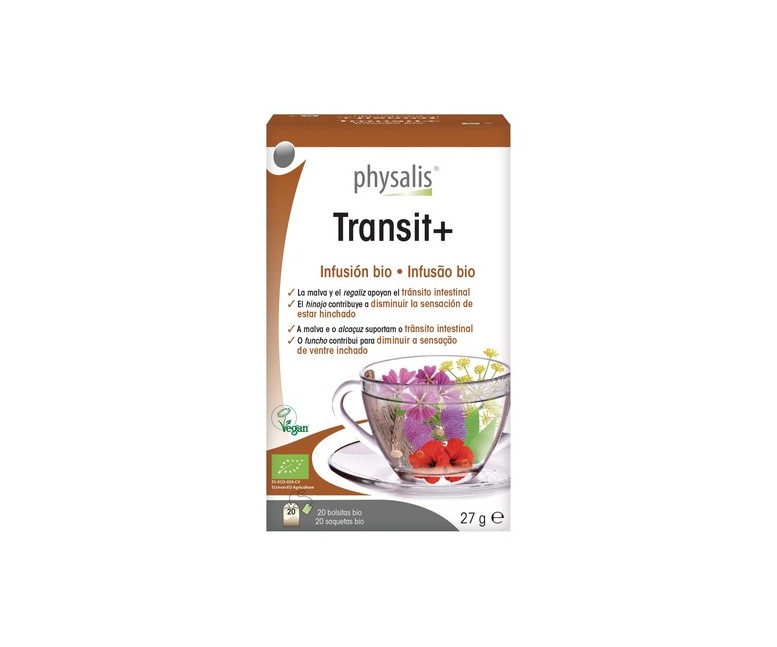 Transit+ Infusión Bio 20 bolsitas infusoras Physalis
