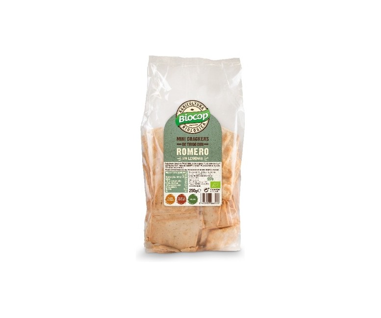Mini crackers trigo romero 250 g Biocop