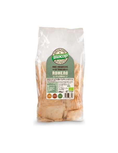 Mini crackers trigo romero 250 g Biocop