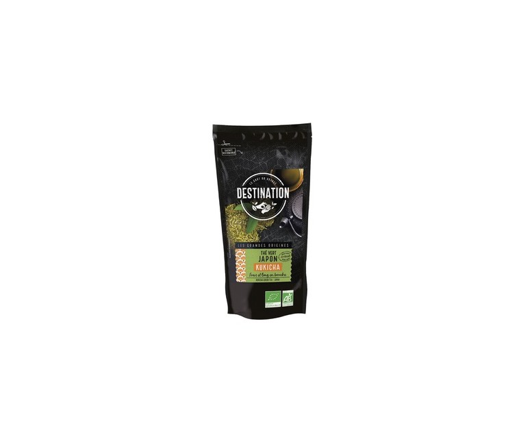 Té verde grille kukicha japón bio 80 g Destination Bio