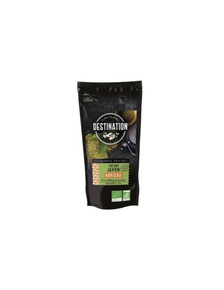 Té verde grille kukicha japón bio 80 g Destination Bio