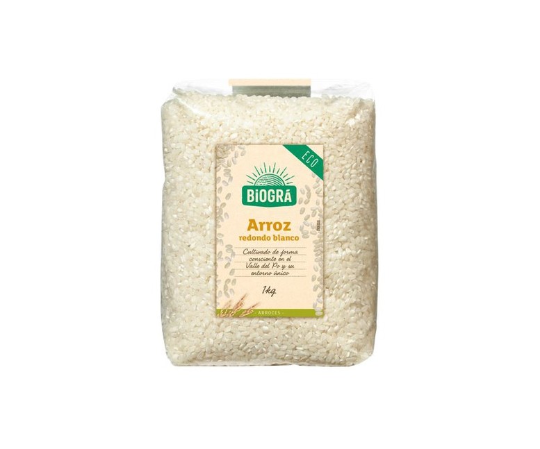 Arroz blanco redondo Bio 1 kg Biográ