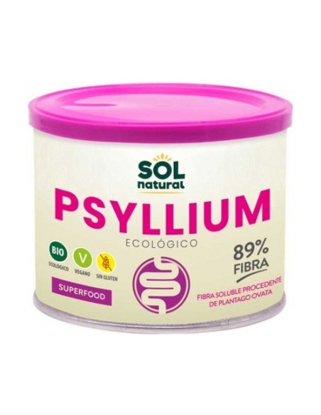 Psyllium en polvo Bio 200 g de polvo Sol Natural