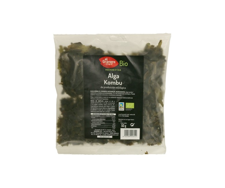 Alga Kombu 50 g El Granero Integral