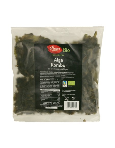 Alga Kombu 50 g El Granero Integral