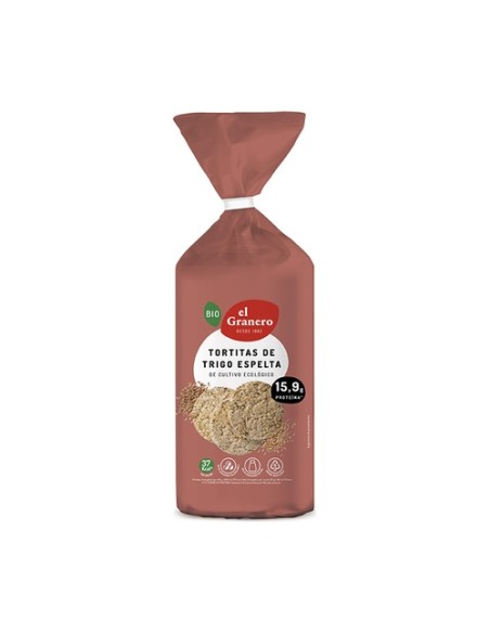 Pack Tortitas de espelta 12 unidades de 100 g El Granero Integral