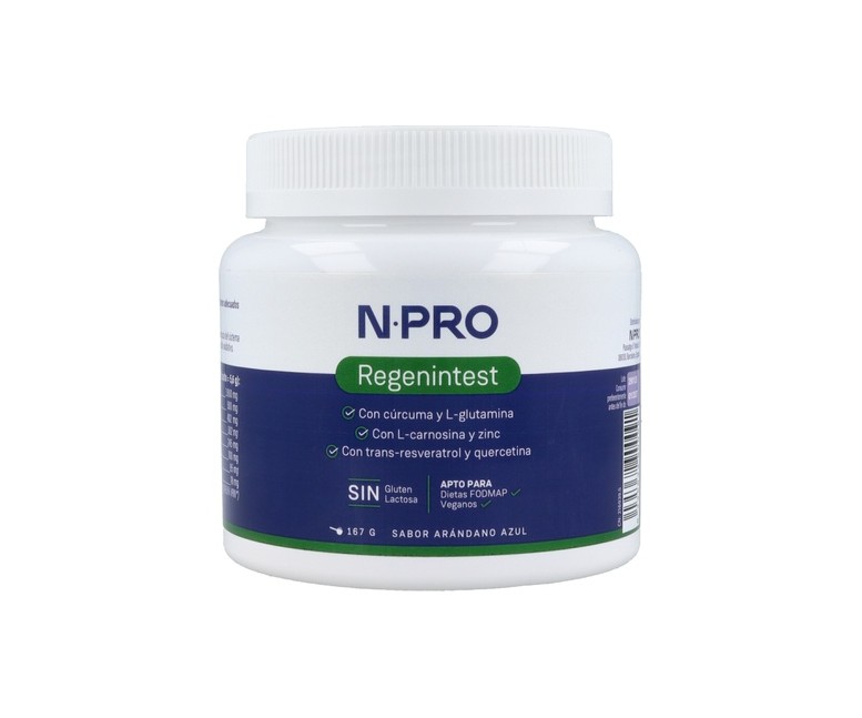 NPro Regenintest (regeneración intestinal) 167 g de polvo (Arándanos) Npro