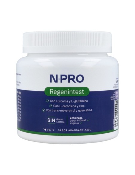 NPro Regenintest (regeneración intestinal) 167 g de polvo (Arándanos) Npro