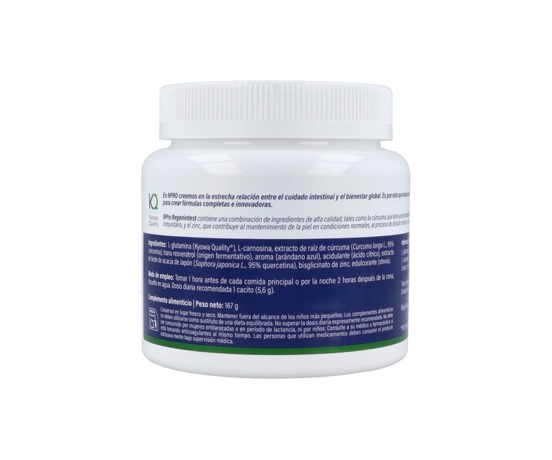 NPro Regenintest (regeneración intestinal) 167 g de polvo (Arándanos) Npro