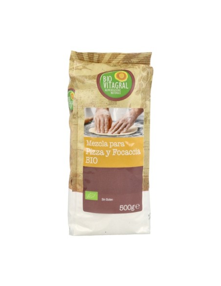 Mezcla para Pizza y Focaccia Bio 500 g Biovitagral
