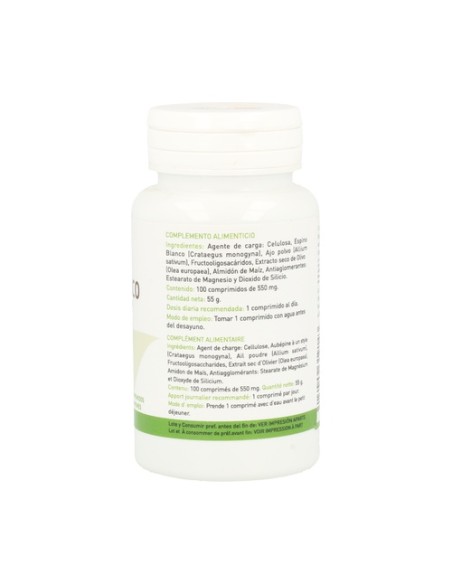 Espino Blanco, Ajo, Olivo 100 comprimidos Plantapol