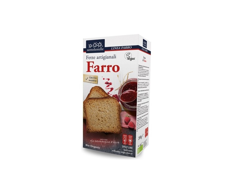Pan tostado espelta 190 g SOTTOLESTELLE